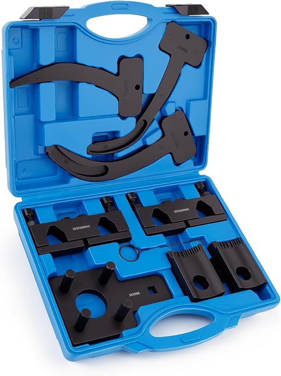 Camshaft Phaser Timing Chain Tool, Camshaft Holding Tools & Crankshaft Pulley Wrench, Compatible with VW Jeep Chrysler Dodge 3.6L Pentastar Engine, OEM 10200A 10202 10369A 10198A 2025200090