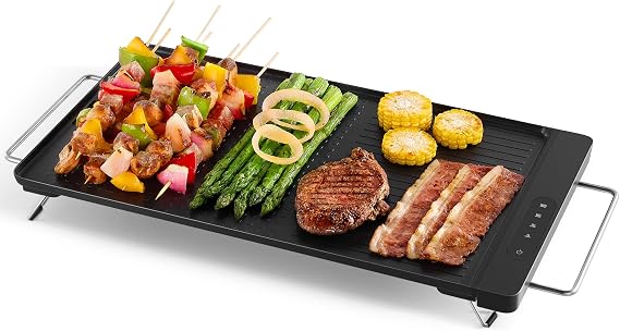 Large Electric Griddle with Removable Cooking Plate, 19" x 11"