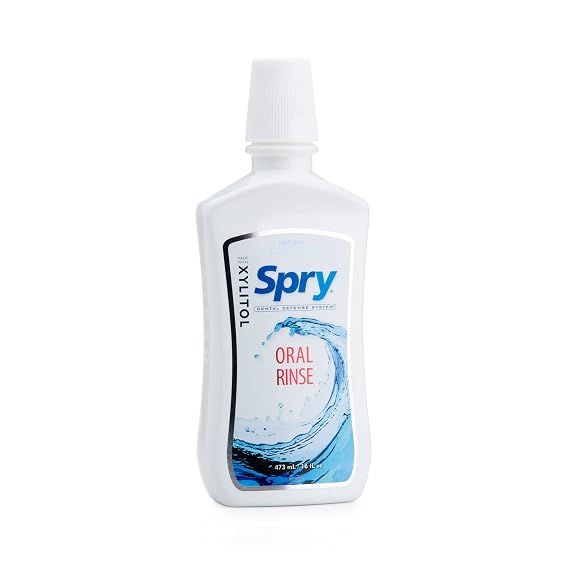 Xlear Spry, Oral Rinse, Natural Coolmint, 16 fl oz (473 ml)