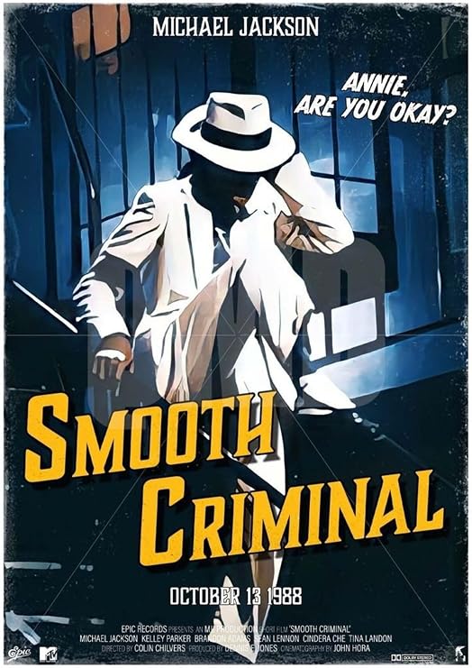 512 STORE Michael Jackson Smooth Criminal Poster, 1191991911i19191