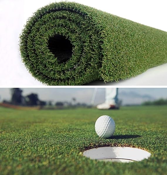 Pro Putting Green Artificial Grass Golf Turf - Indoor Outdoor Golf Training Mat, Astroturf Synthetic Fake Grass for Baseball Football Gym Sports