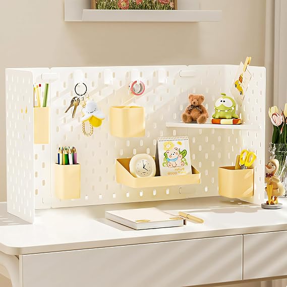 HOTOOLME Pegboard Combination Kit,Vertical Board Wall Organiser
