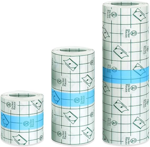 Rayyl Second Skin Tattoo 3 Rolls (5CM/10CM/15CM x 2M) Waterproof Tattoo Aftercare Bandage Protector Film for Healing and Protection