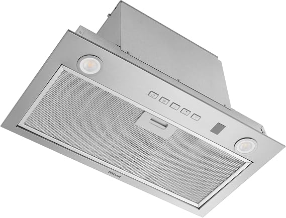 Broan- NuTone PM400SS Custom Cabinet Built-in 3-Speed Power Pack Insert with LED Lighting and 450 Max Blower CFM, 21-Inch, Stainless Steel