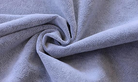 Soft Velvet Fabric Light Gray, for Drapery/Crafts/Costumes/Pillows/Slipcovers/Tablecloths Upholstery Fabric by The Yard (Light Gray, 7 Yard (57x 275 inch))