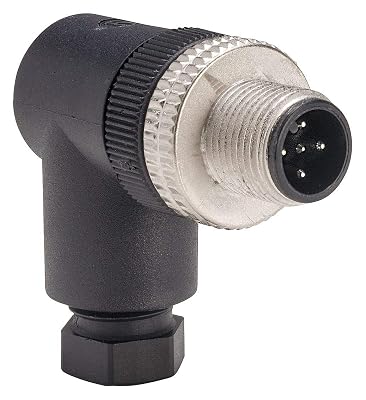 Telemecanique XZCC12MCM50B Male Connector, Elbow, M12, 5 Pins, Pg 7 Cable Gland