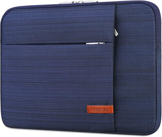 Lacdo 15-15.6 Inch Laptop Sleeve Case for Acer HP Lenovo Dell ASUS Laptop, Acer Aspire 15, HP Pavilion/Envy 15, Dell Inspiron/Latitude 15, Lenovo IdeaPad 15, ASUS ZenBook 15 Computer Bag, Blue