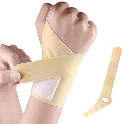 YUNYILAN Wrist Brace Compression Strap Wrist Support Carpal Tunnel Ultra-Thin Elastic for Tear, Wrist Brace for Arthritis Pain,Tendonitis, Sprains, for Men and Women Skin Right Hand