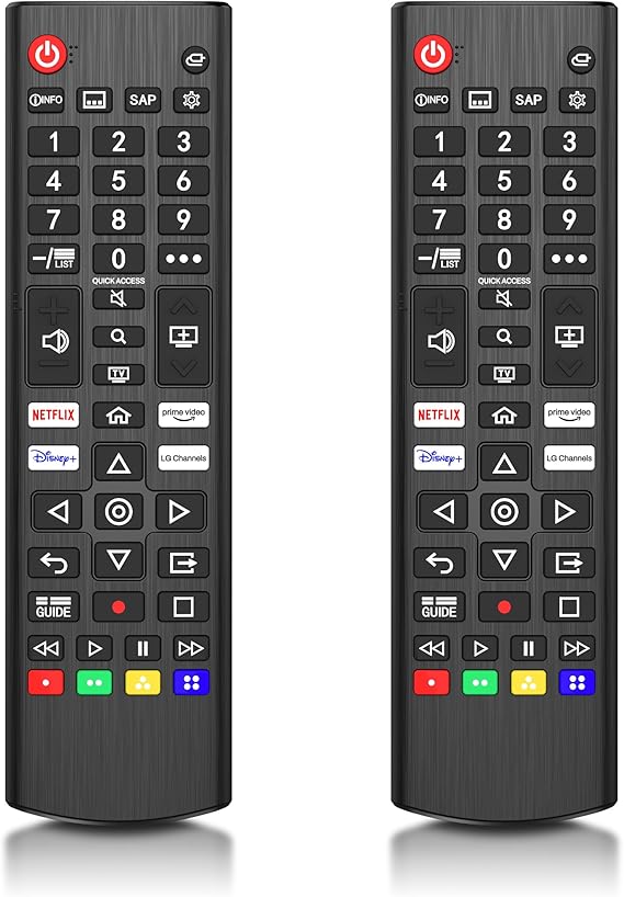 2 Pack Replacement for LG Smart TV Remote Control, Universal for All LG Smart TVs