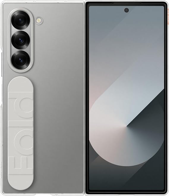 Samsung Galaxy Official Clear Grip Case for Galaxy Z Fold6, Transparent