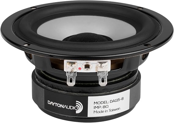 Dayton Audio DA115-8 DASPWF01 Aluminum Cone Woofer 8 Ohms