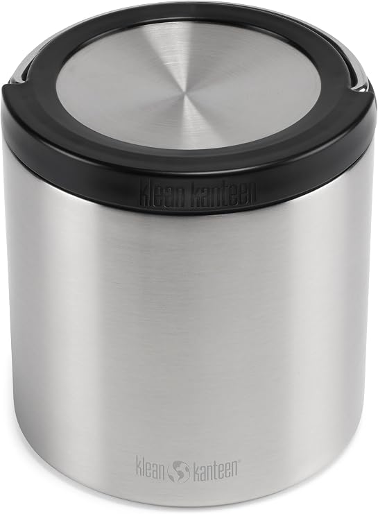 Klean Kanteen Unisex Adult's TKCanister VI Drinking Bottle, Brushed Stainless Steel, standard size