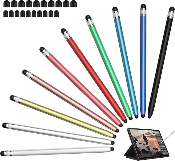 Stylus 10Pcs, Stylus Pen for Touchscreen Android iPad iPhone Stylists Pens