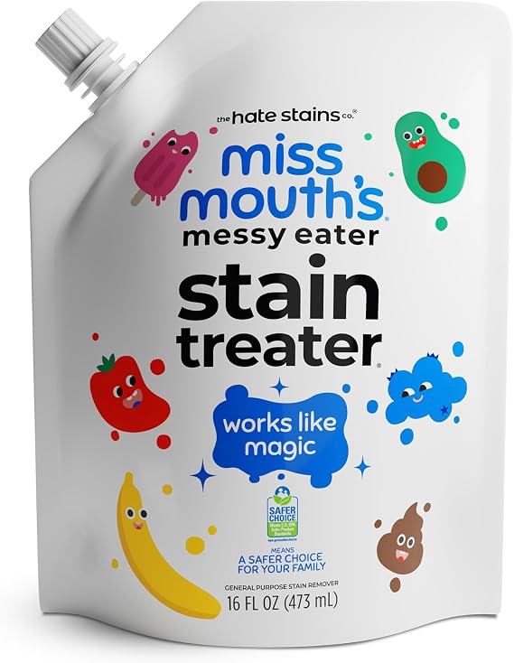 Miss Mouth's Messy Eater Refill, Laundry Stain Remover, 16 Oz Pouch