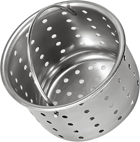Deep Sink Strainer Basket Fits Standard 3-1/2" Kitchen Drains Stainless Steel Removable Strainer with 30 Disposable Mesh Bags Makes Cleaning Food Debris Quick & Easy