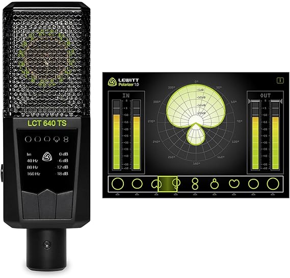 Lewitt LCT 640 TS Dual-Output Multi-Pattern Condenser Microphone