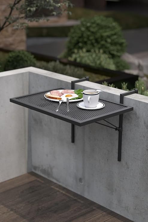 Metal Folding Balcony Table - hanging Folding Table 5002