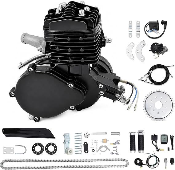 80cc Bicycle Engine Kit 2 Stroke Gas Bike Motor Kit Refit Full Set