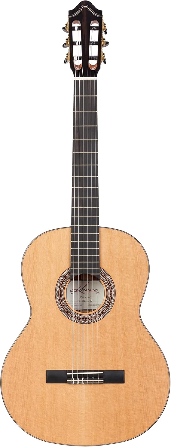 Kremona Solea All-Solid Classical Guitar Handmade in Europe Deluxe Hardshell Case Included