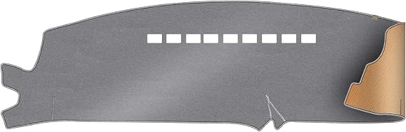 Dash Cover, Anti-Glare, Sun Protection, Dustproof, UV-Proof, Dashboard Covers, Interior Car Accessorie Fit for 1997-2000 Ch-Evy GM-C C/K 1500 2500 3500 Suburban, 97-99 Tahoe Yukon, Grey