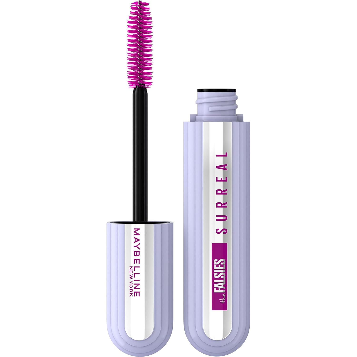 Maybelline New York Mascara with False Eyelash Effect with Hybrid Fibre Techology and Lengthening Helix Brush The Falsies Surreal Mascara Black 10 ml