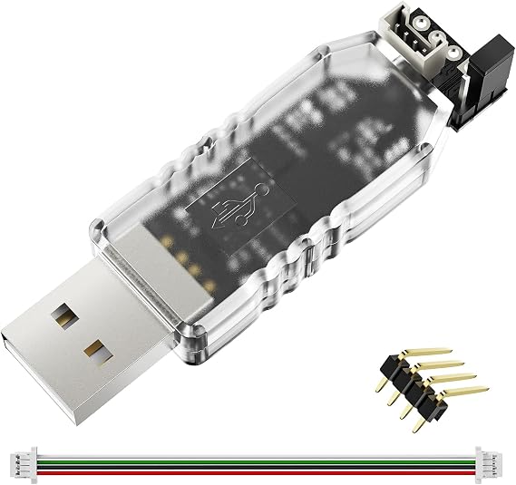 FOINNEX USB to TTL UART Adapter,Serial Converter with CH340E Support 5V 3.3V TTL, Galvanic Isolation for ESP32 Arduino Raspberry Pi STM32, Protects PC & Laptop Against Electrical Surge