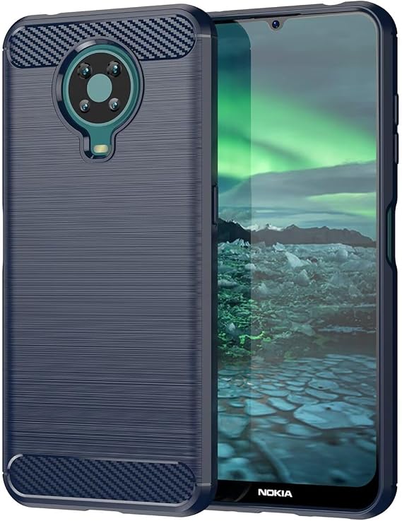 Case for Nokia G10 Case, Nokia G20/Nokia 6.3 TA-1334 TA-1336 Case, Ultra Slim Phone Cover with Shock-Absorption TPU Rubber Protective Cases for Nokia G10 Navy Blue