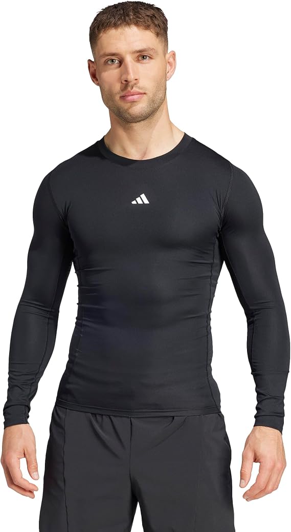 adidas Men's Techfit Compression Long Sleeve Training T-Shirt