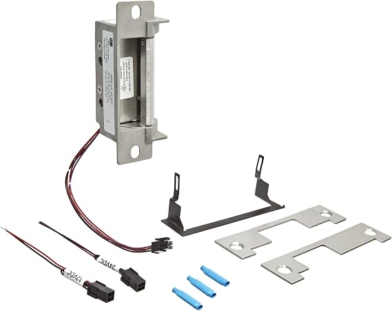 HES 4500 Series Stainless Steel Low Profile Heavy Duty and Fire Rated Electric Strike Body, Satin Stainless Steel Finish