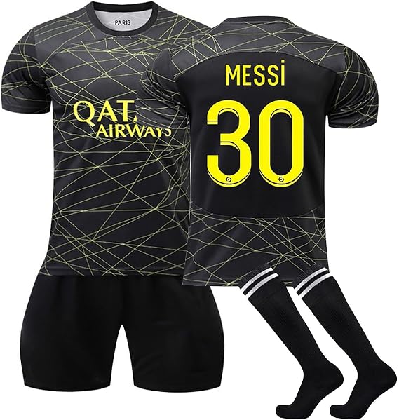 Generic Kids Football Kit 24/25 Home/Away Boy's Soccer Jerseys, Shorts and Socks Set for Boys Youth (2-13 Years)