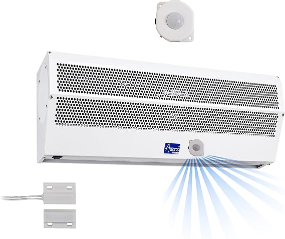 Awoco 24" Early Turn On Super Power 2 Speeds 780 CFM Indoor Air Curtain