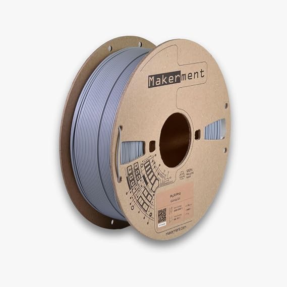 PLA PRO, 1.75mm 1kg 3D Yazıcı PLA Filament (Gümüş Gri)