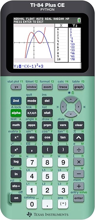 Texas Instruments TI-84 Plus CE Color Graphing Calculator, Mint