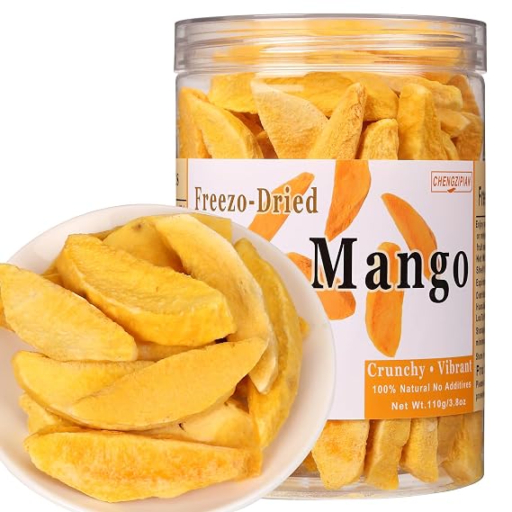 Freeze Dried Mango,3.8 oz dried mangoes no sugar added.Fruit Snacks