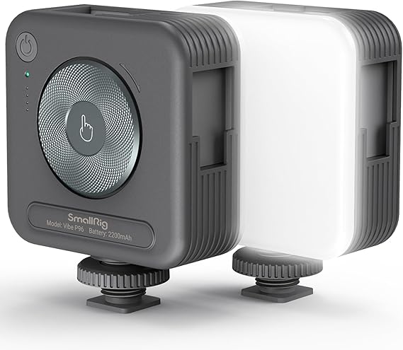 SmallRig P96 Mini LED Video Light, Bi-Color 2700-6500K Portable Light