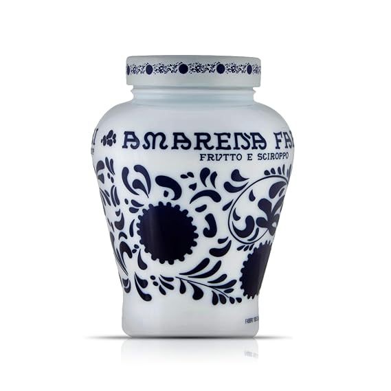 Fabbri Amarena Wild Cherries in Syrup, 21 Ounce | Gluten Free, Non-GMO, Vegan, Use it as a garnish for cocktails, desserts and all your culinary creations