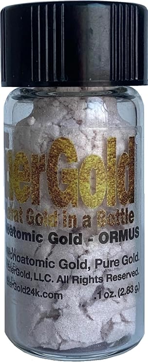 EnerGold Monoatomic Gold/ORMUS: World's ONLY Pure-G O L D! Deflect Radiation, EMFs, Low-Energy Frequencies; Repair DNA, Pineal Gland, All Tissues of the Body; Energize Your Aura & Chakras,...