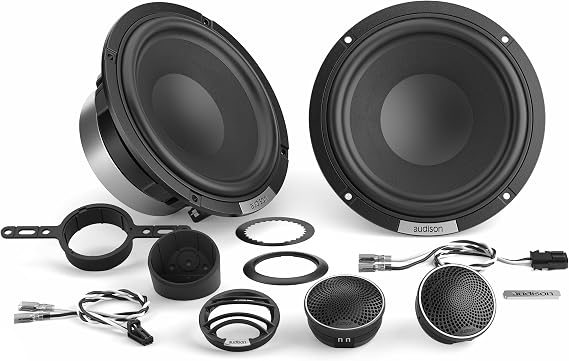 Audison AVK 6A P II 6.5" 2-Way Kit: AV1.1 II Tweeters and AV 6.5P II Speakers