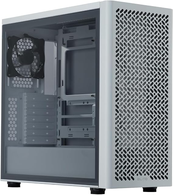 Cooler Master Elite 502 White Lite Mid Tower PC Case, White E502L-WGNN-S00 CS9319