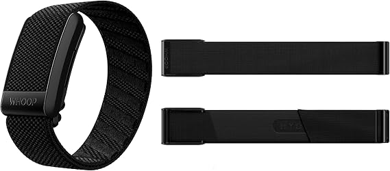 WHOOP 4.0 with 12 Month Subscription Wearable Health, Fitness & Activity Tracker Continuous Monitoring, Performance Optimization, Heart Rate Tracking and HydroKnit Wrist Band