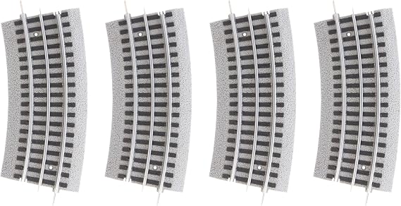 Lionel FasTrack O36 Half Curve O Gauge 4-Piece Track Pack | 3-Rail FasTrack, Model Train Track, Train Track Layout