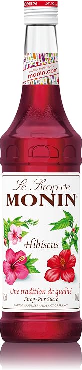 Monan Hibiscus Syrup, 23.7 fl oz 700 ml