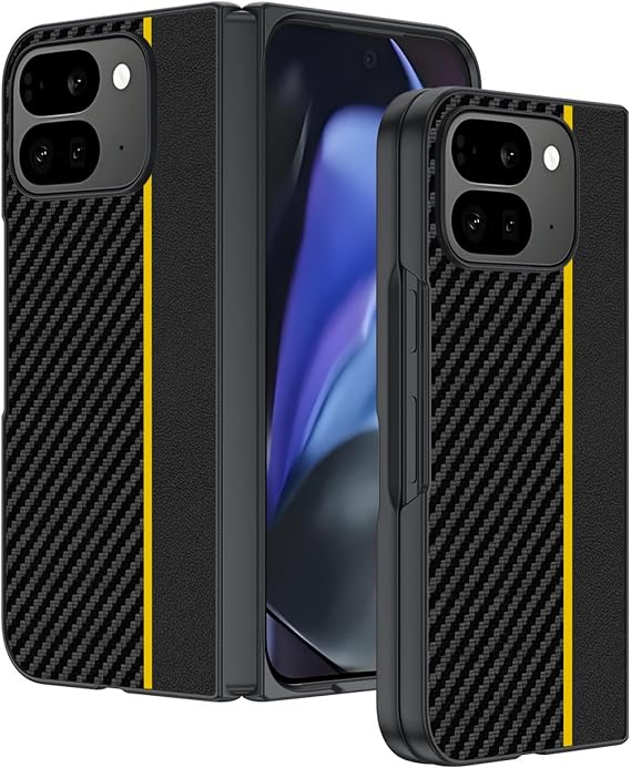 For Google Pixel Fold 用 ケース PC&PUレザー 薄型 耐衝撃カバー グーグルピクセルFold カバー ワイヤレス充電対応 スリム 超軽量 持ちやすい 高磁力 おしゃれ スマホケース 全面保護 衝撃吸収 指紋防止