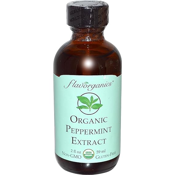 FLAVORGANICS Organic Pure Peppermint Extract, 2 FZ