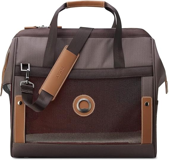 Chatelet 2.0 Soft Sided Pet Carrier, Chocolate Brown