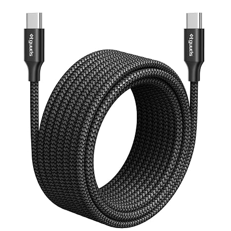 etguuds Long USB C to USB C Cable 15ft, 60W Fast Charging Type C to C Cord | for iPhone 17 16 15 Pro Max Plus Air, Samsung S26 S25 S24 S23, USBC MacBook/iPad, Pixel, Braided