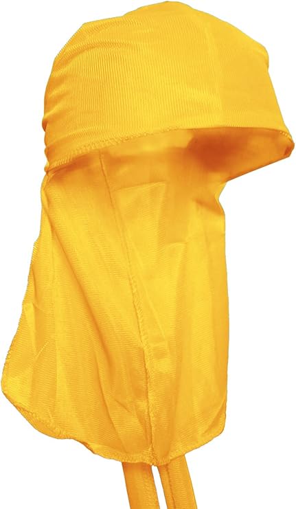 New Sport Head Wrap Du-Rag - (Various Colors), Yellow