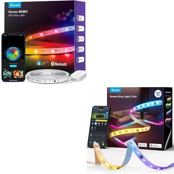 Govee RGBIC LED Strip Lights, RGBWWIC Strip Light 2 Pro with Matter