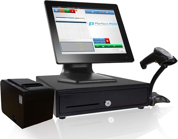 Restaurant Point of Sale System - Includes Touchscreen PC, POS Software (RPE), Receipt Printer, Cash Drawer, and Kitchen Printer