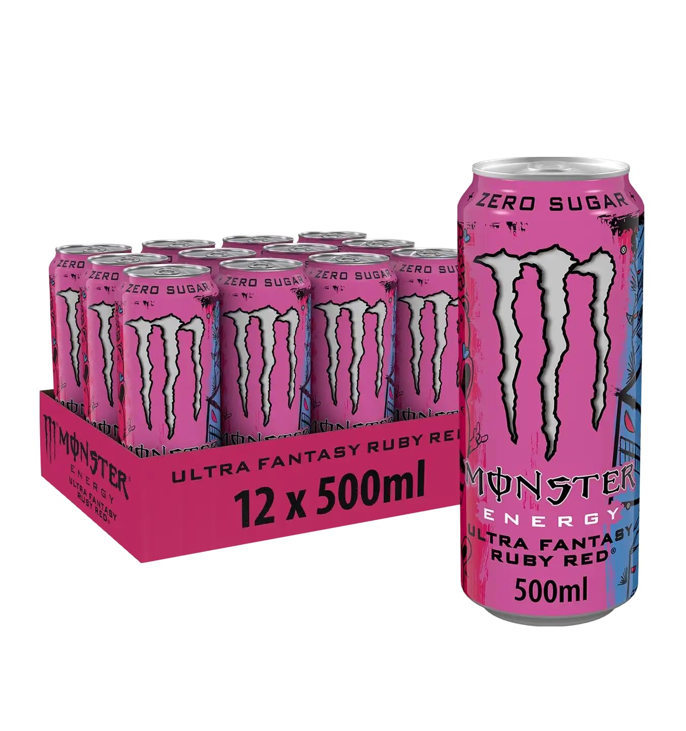 Monster Energy Ultra Fantasy Ruby Red 12 x 500 ml